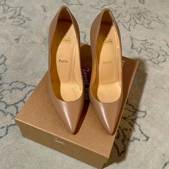 Christian Louboutin Shoes - Christian Louboutin Kate Nude Heels